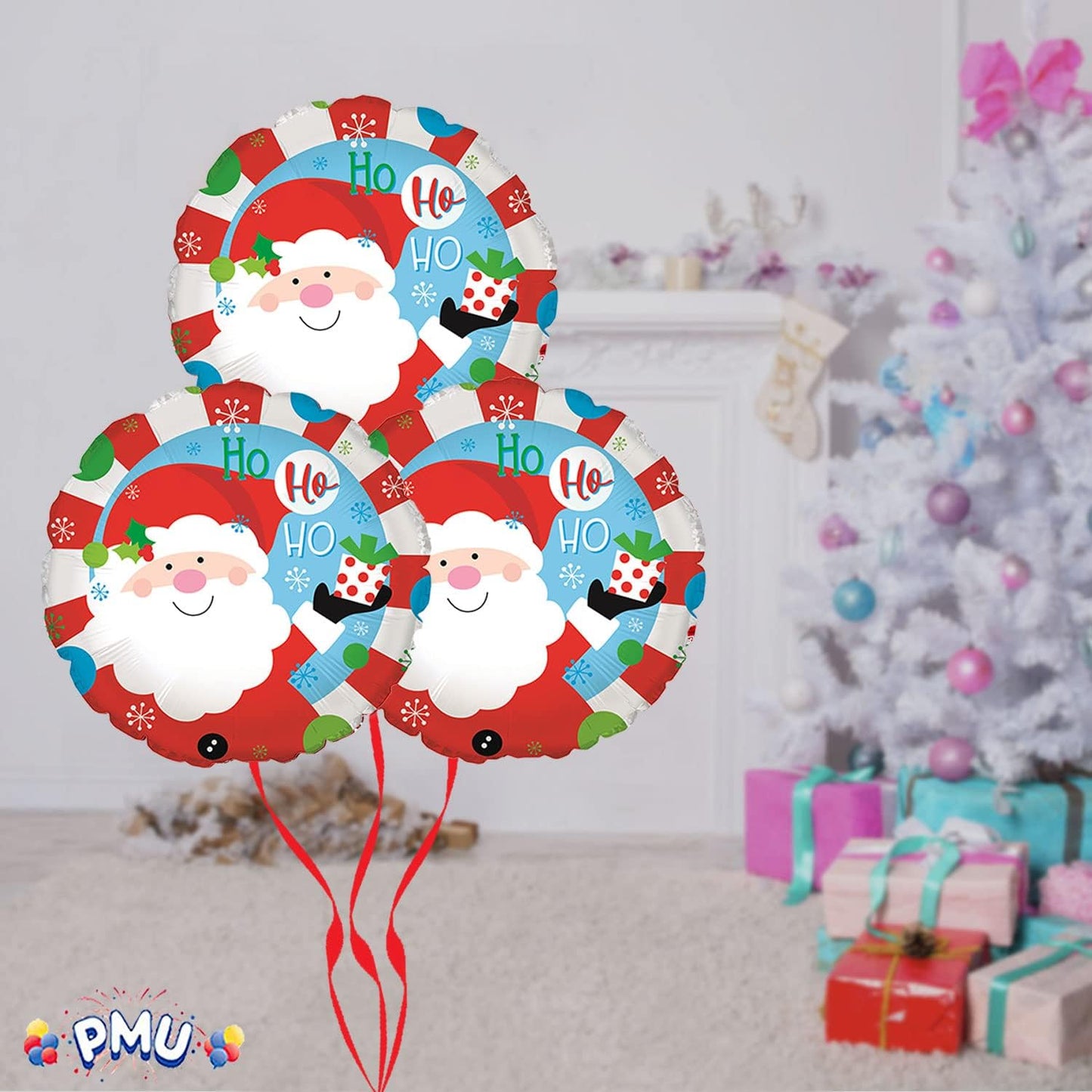 PMU Christmas 18 and 48 Inch Mylar-Foil Balloons