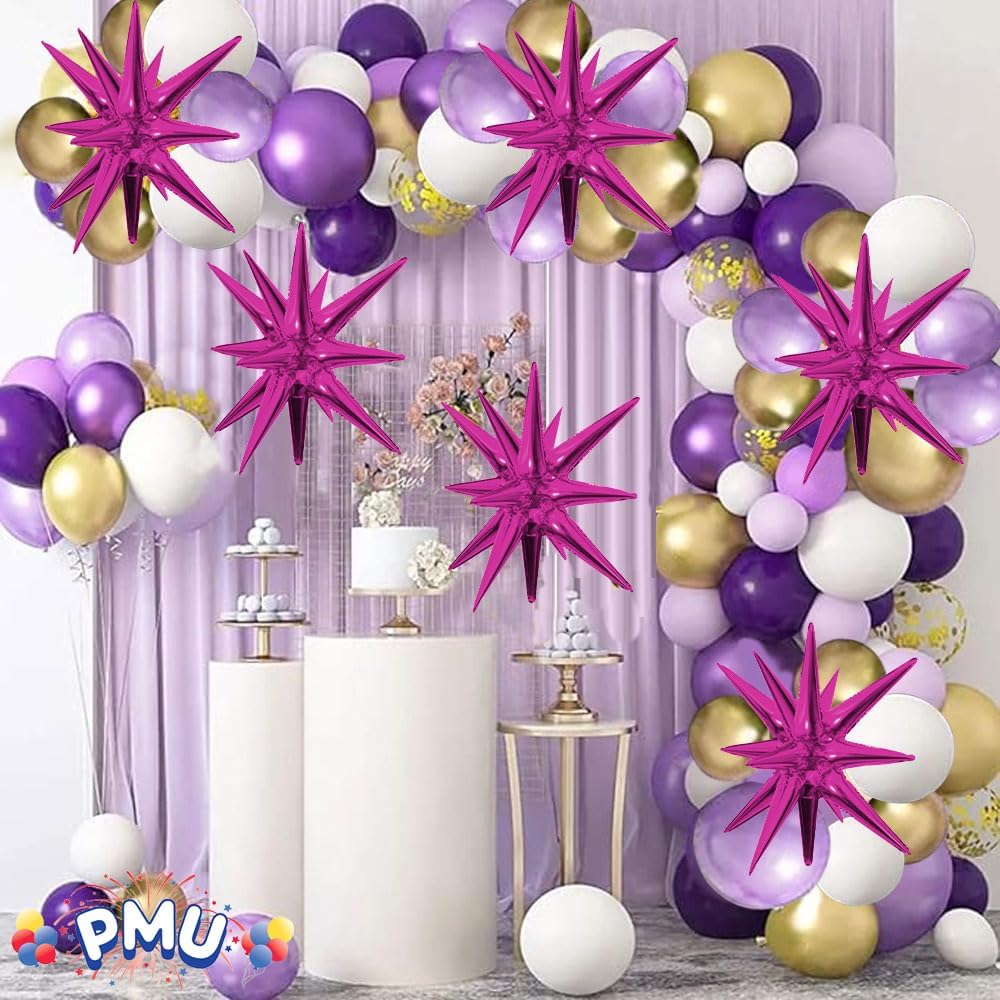 PMU Magic Starburst 22 & 42 Inch Mylar Balloon
