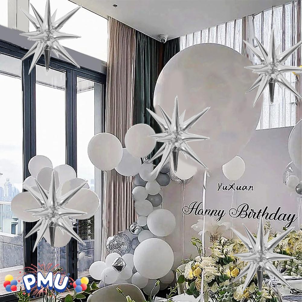 PMU Magic Starburst 22 & 42 Inch Mylar Balloon