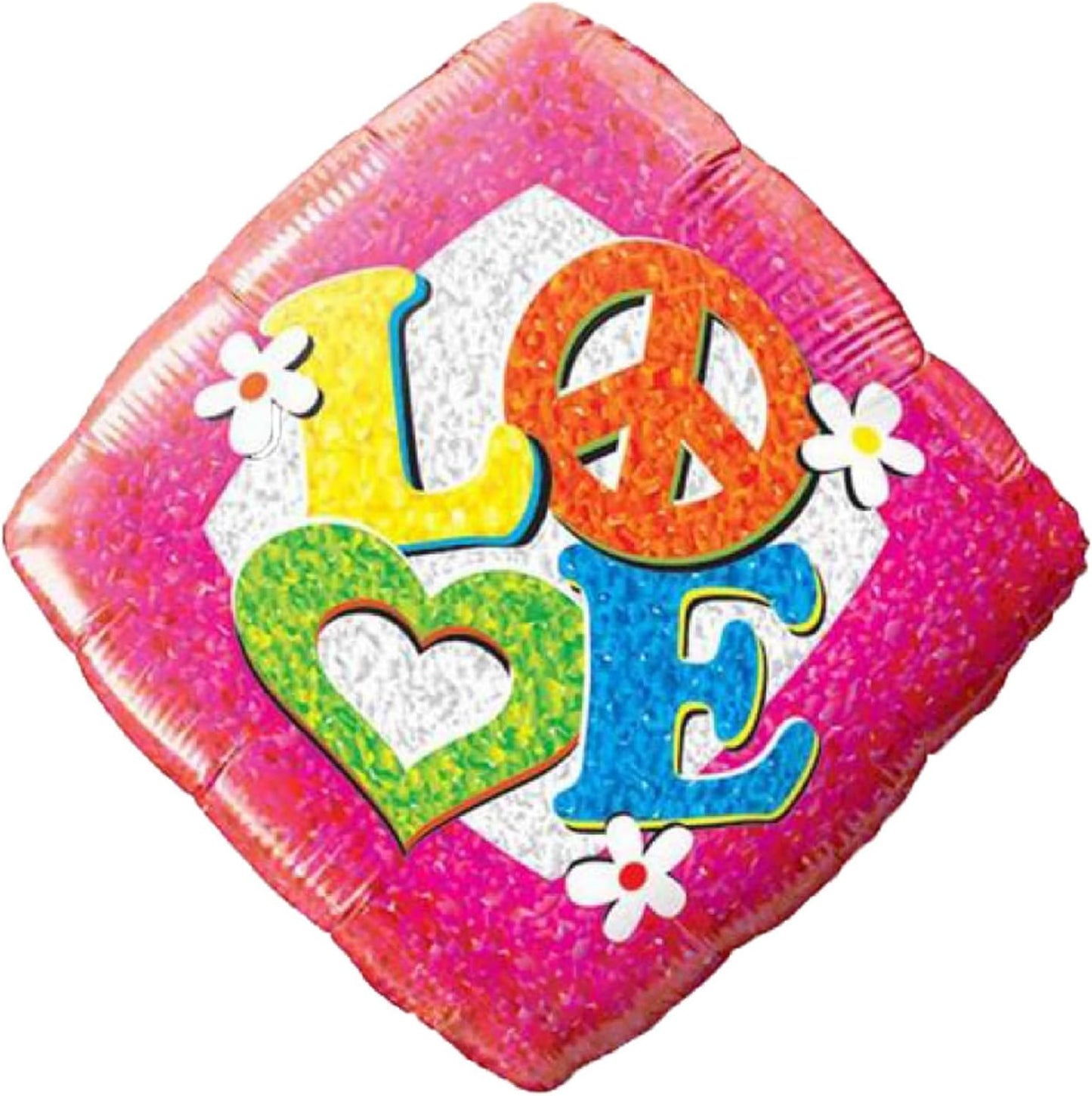 PMU Happy Valentine's Day 18 Inch Hearts Mylar-Foil Balloon