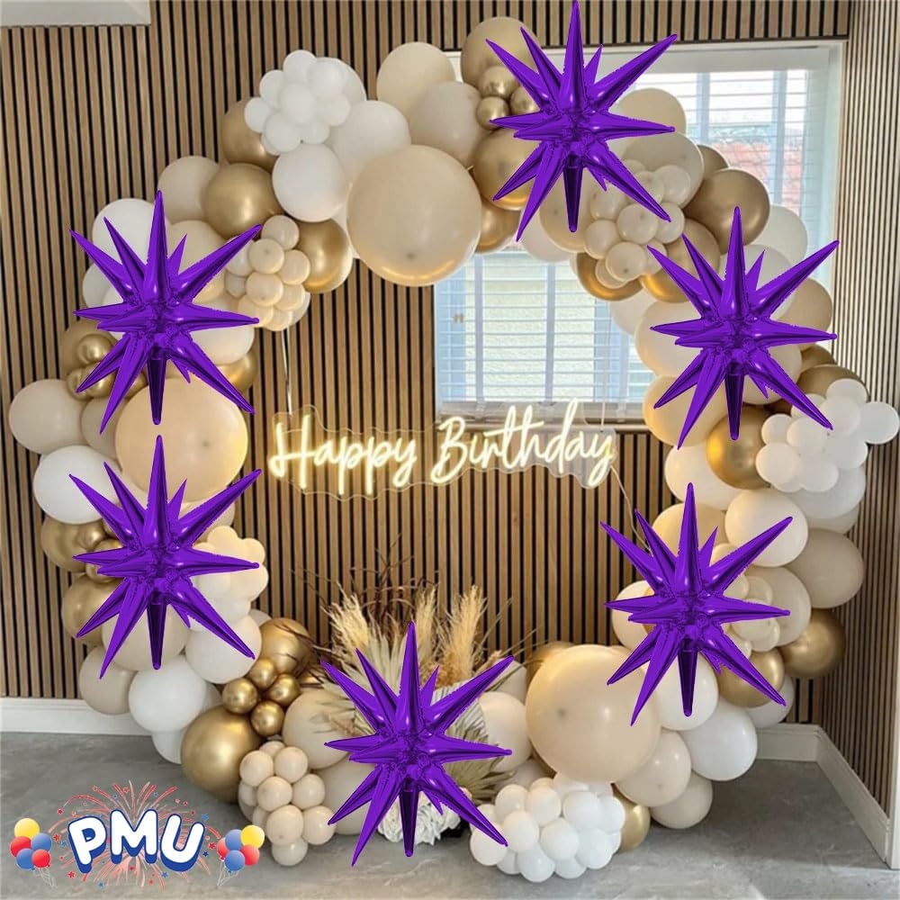 PMU Magic Starburst 22 & 42 Inch Mylar Balloon