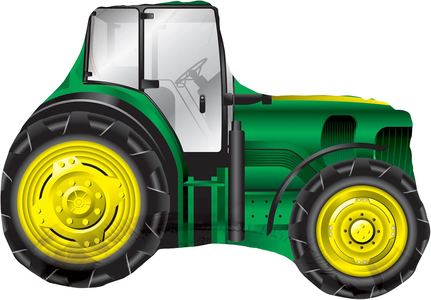 PMU 28" Tractor Shaped Mylar Balloons – Foil Balloons for Birthday, Baby Shower, Farm Theme Party Decorations