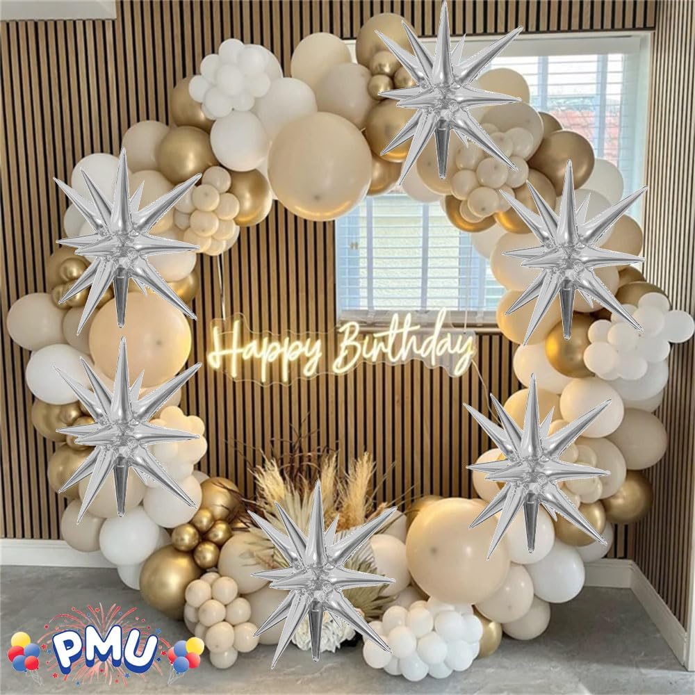 PMU Magic Starburst 22 & 42 Inch Mylar Balloon