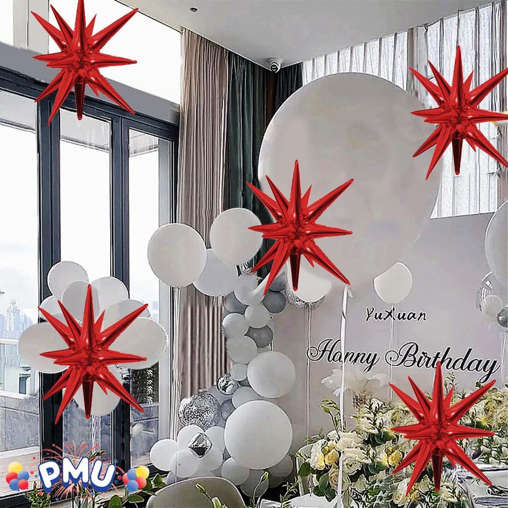 PMU Magic Starburst 22 & 42 Inch Mylar Balloon