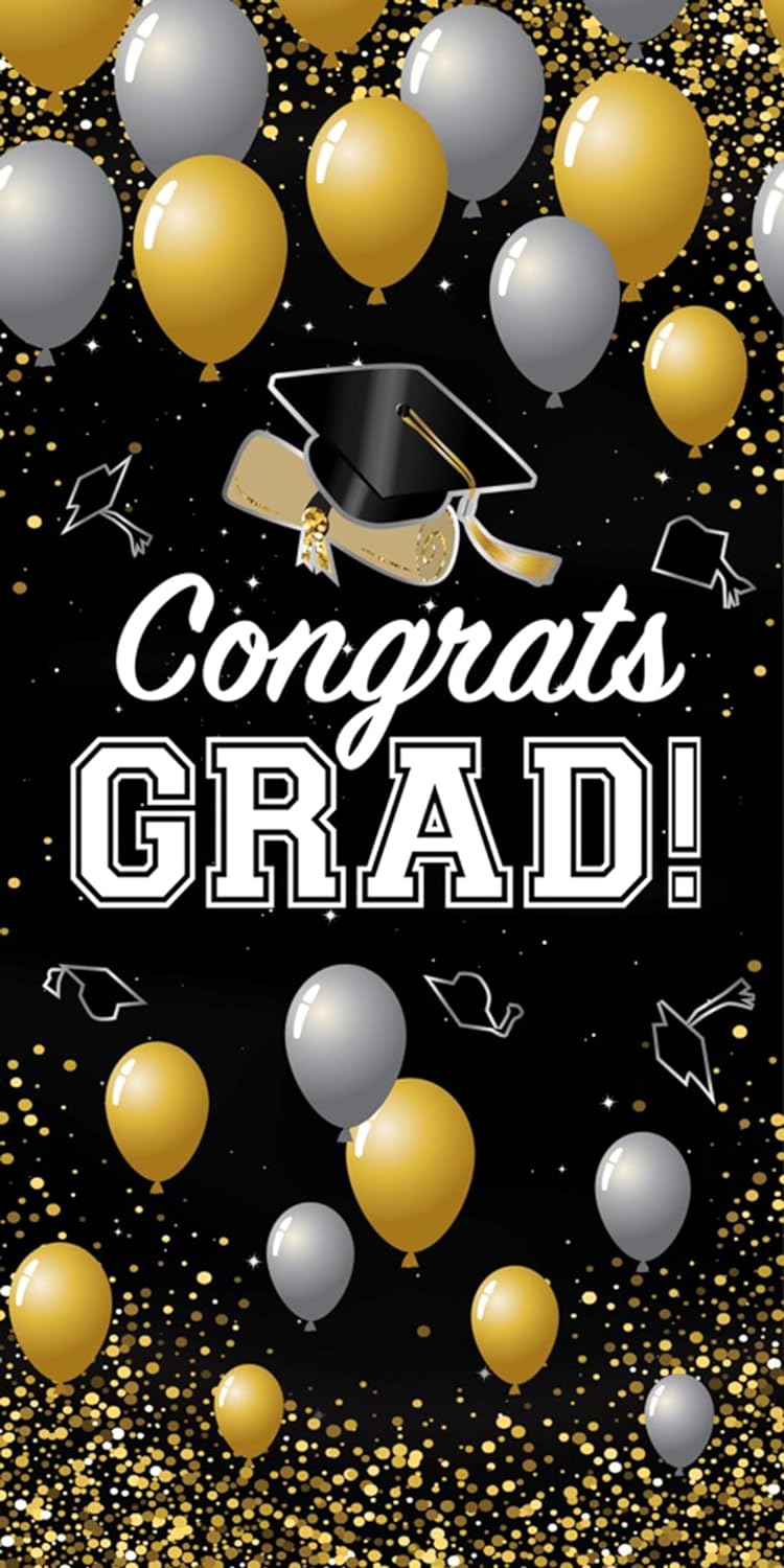 PMU Graduation "Congrats Graduation!" - Graduation Celebration Decor Party Accessories (1/Pkg) Pkg/1