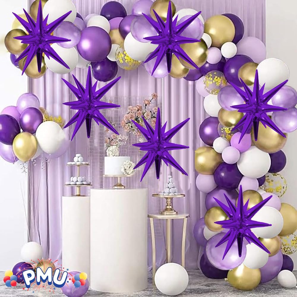 PMU Magic Starburst 22 & 42 Inch Mylar Balloon
