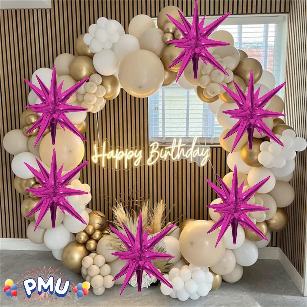 PMU Magic Starburst 22 & 42 Inch Mylar Balloon