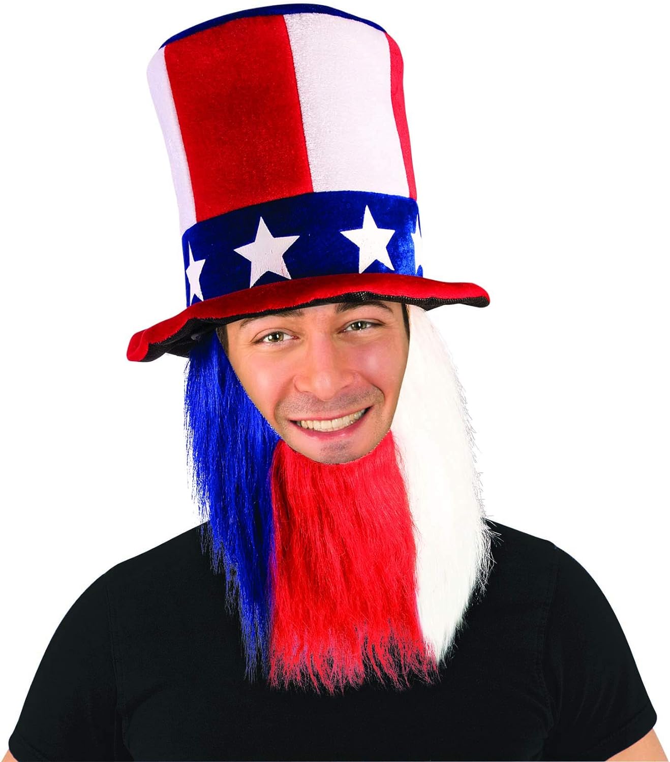 PMU Patriotic Headband 4th of July Party Wearable Headwear Costume and Decoration Accessory