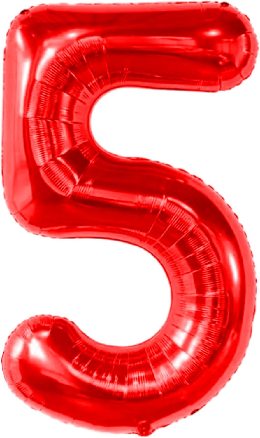 PMU Number Five "5" Shape 40in Mylar Balloon Pkg/1