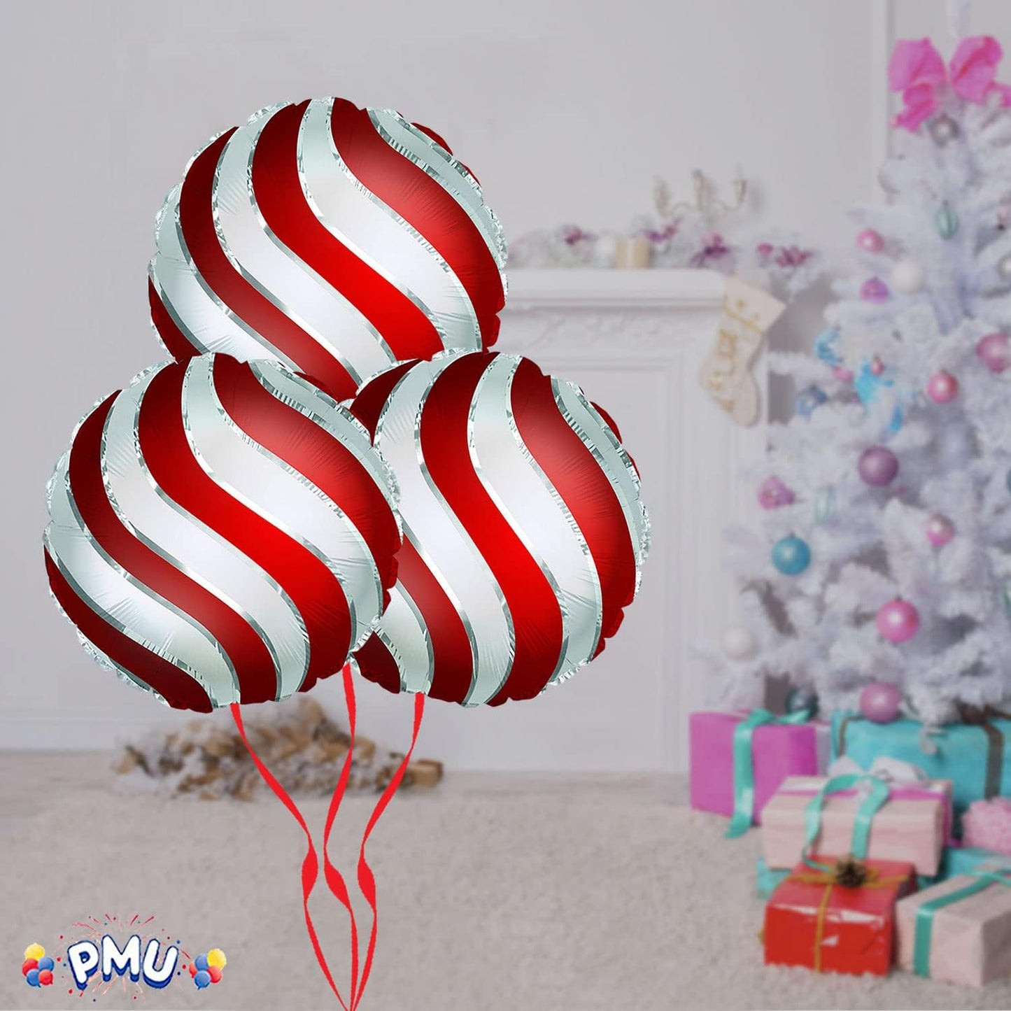 PMU Christmas 18 and 48 Inch Mylar-Foil Balloons