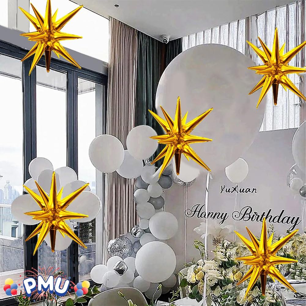 PMU Magic Starburst 22 & 42 Inch Mylar Balloon