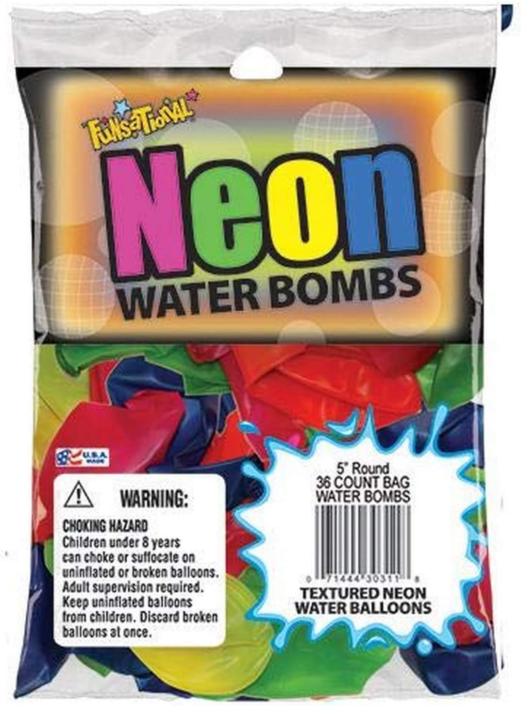 PMU Assorted Water Balloons with Refill Nozzle, Water Bomb Balloons Perfect for Summer Splash Water Fight Swimming Pool & Outdoor Party