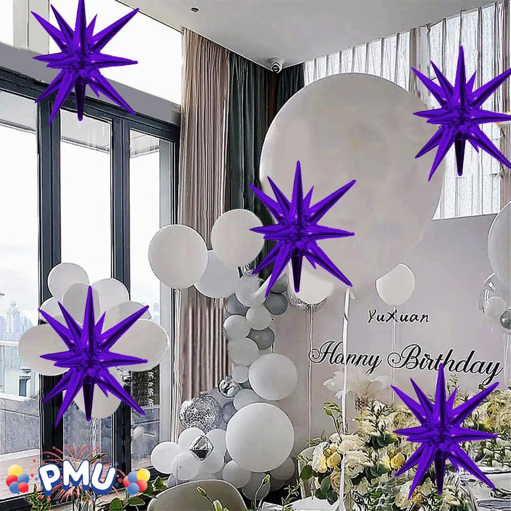 PMU Magic Starburst 22 & 42 Inch Mylar Balloon