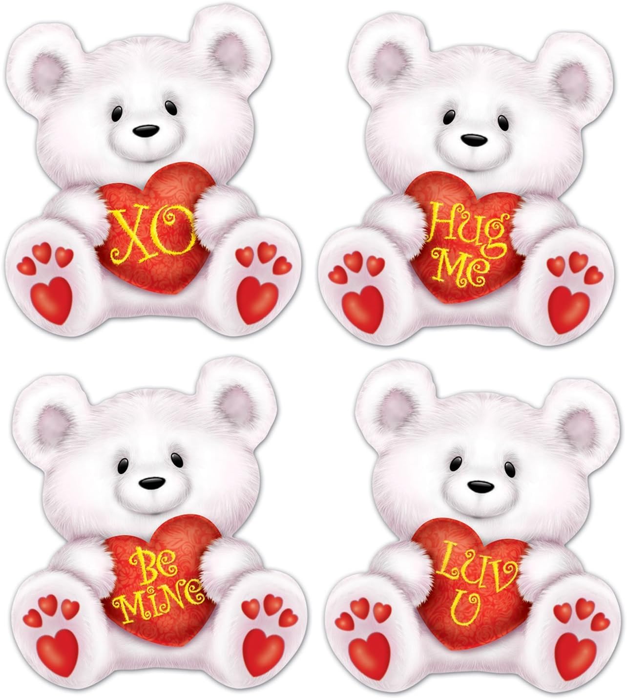 PMU Valentine’s Day Decorations Cutouts Party Accessory Valentine's Day Theme Event Decoration Indoor/Outdoor Party Accessories