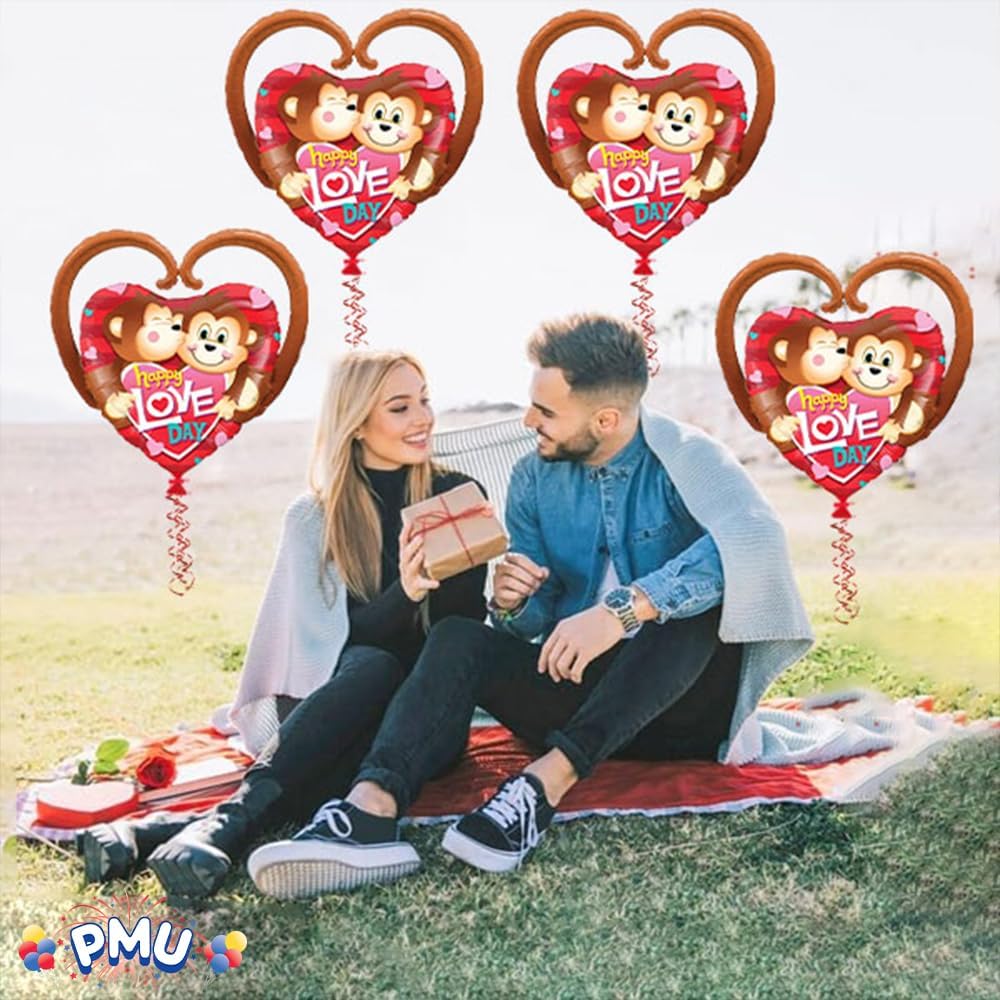 PMU Valentine's Day Mylar - Foil Balloons Proposal, Special Events, Photo Props Party Decoration and Accessories