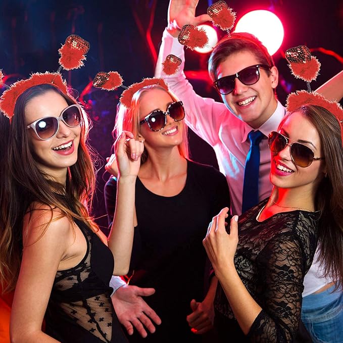 PMU Valentine's Day Head Boppers Valentines Day Headband Holiday Party Costume Accessories and Photo Props