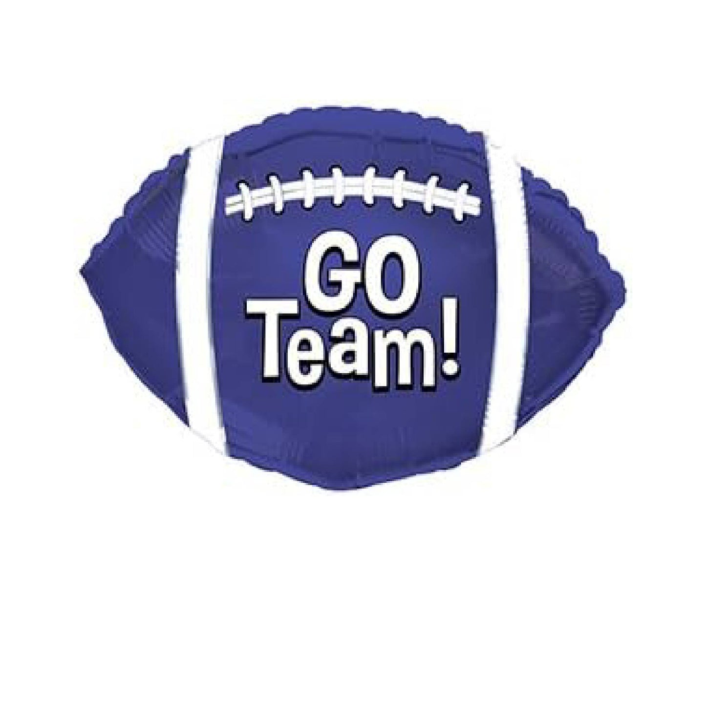 PMU Football Balloons 10 Inches Pre-Inflated Stick Mylar