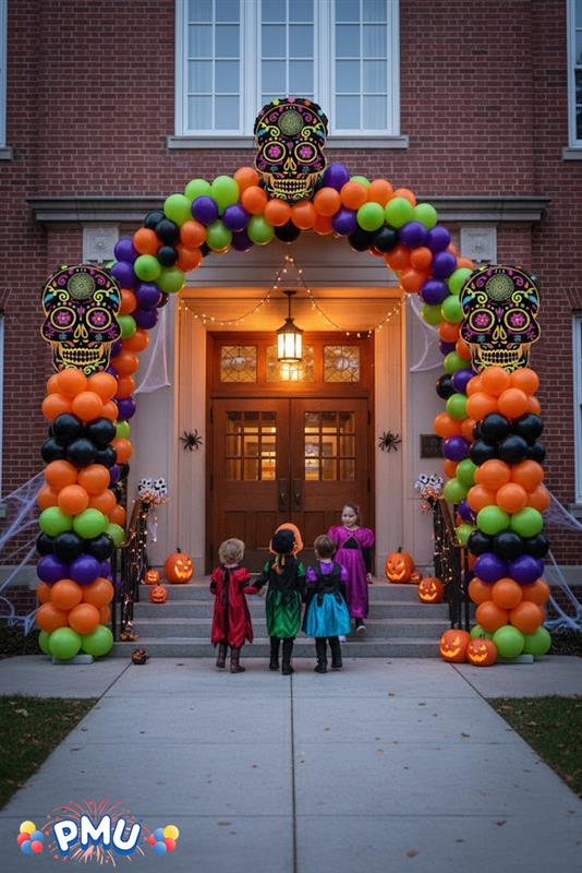 PMU Halloween Balloons Mylar-Foil