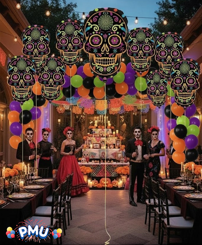 PMU Halloween Balloons Mylar-Foil