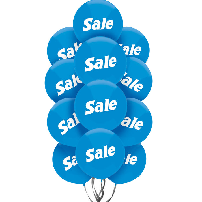 PMU Sale Balloons Assortment Kit with Color Coordinate Ribbons