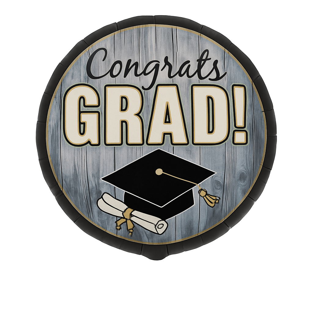 PMU Graduation "Congrarulation" Grad Balloons 18in Mylar Balloon | Graduation Decoration Mylar Balloons | Celebrate Success with Vibrant Graduation Balloons | Balloon Graduation DΓ©cor