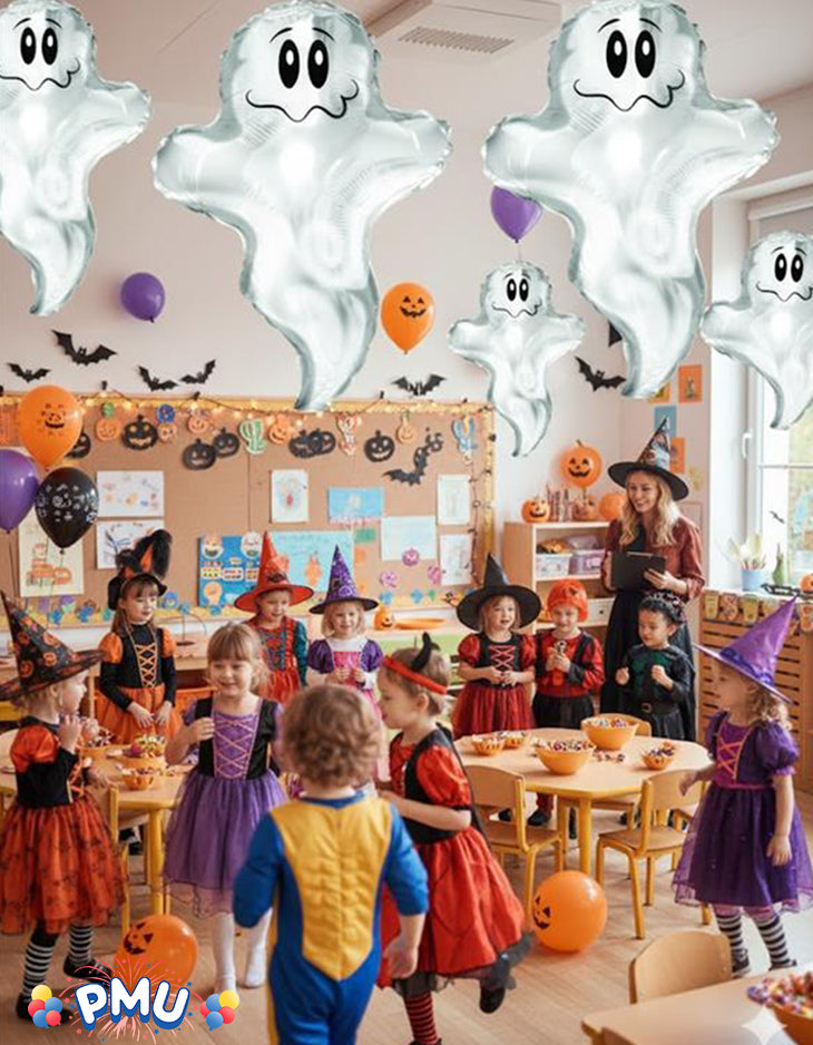 PMU Halloween Balloons Mylar-Foil