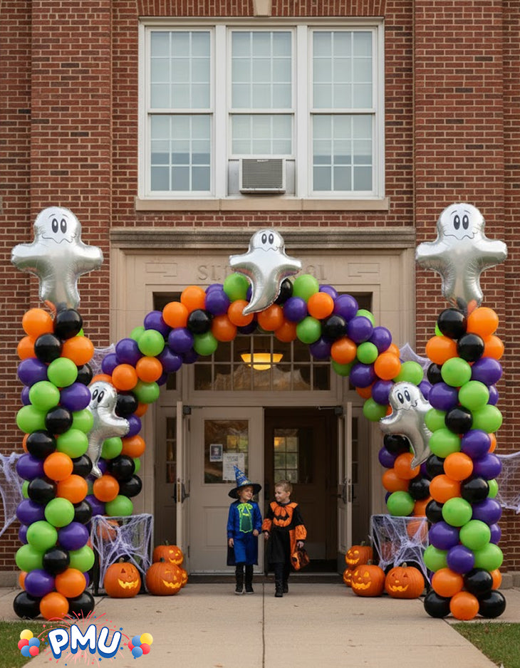 PMU Halloween Balloons Mylar-Foil