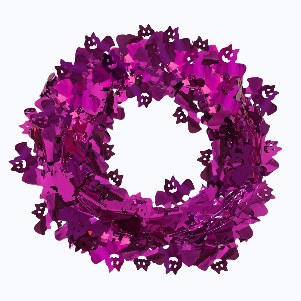 PMU Star Wire Shiny - Garland Halloween, Christmas Party, Wedding, Birthday, Festive Home Decoration Ornament 25ft Tinsel