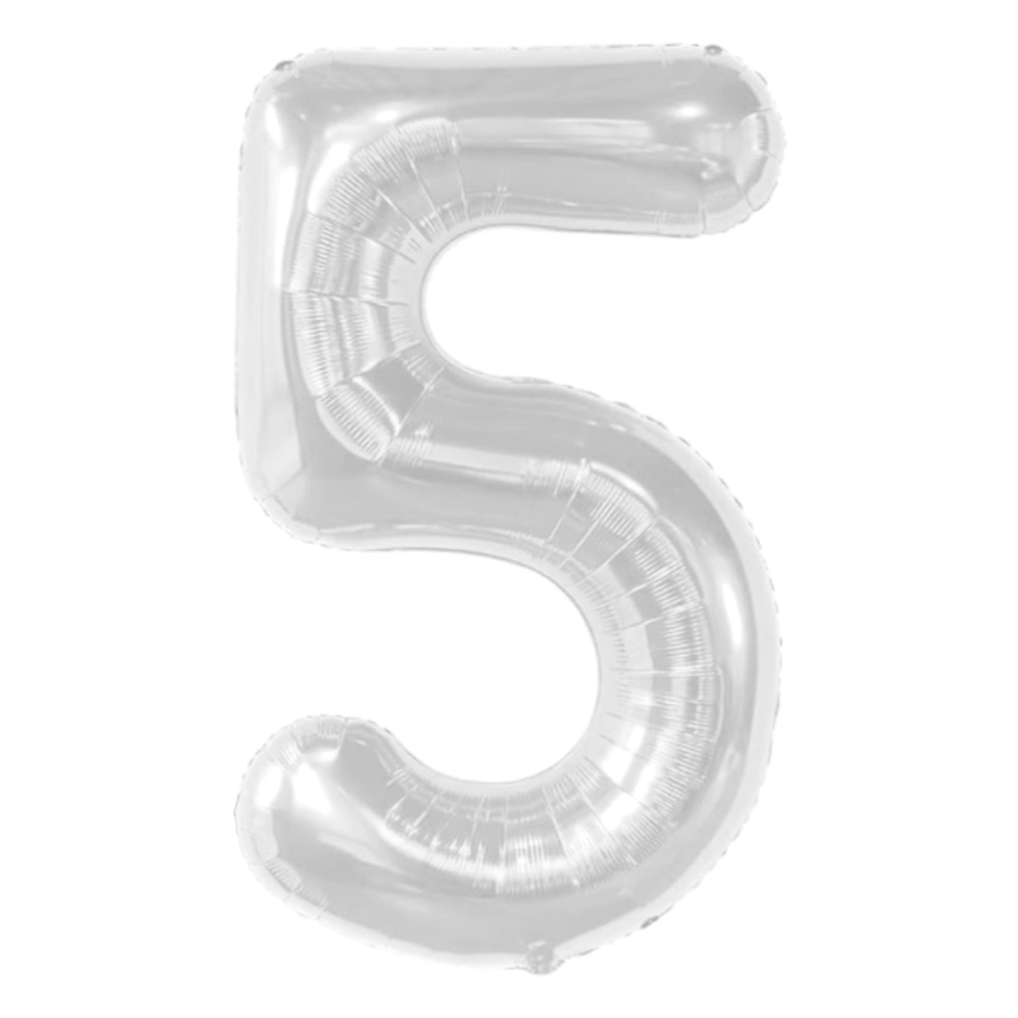 PMU Number Five "5" Shape 40in Mylar Balloon Pkg/1