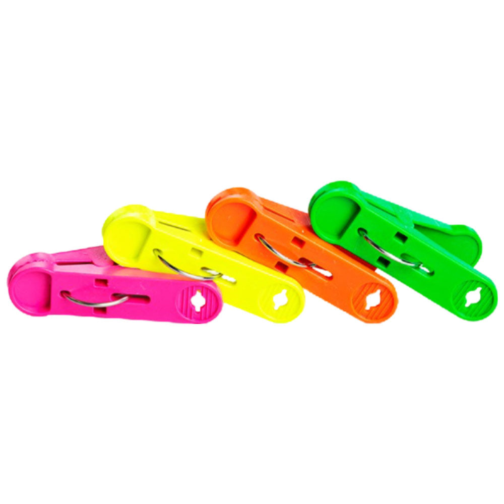 PMU Clip-n-Weight Primary Colors Plastic Balloon Weights