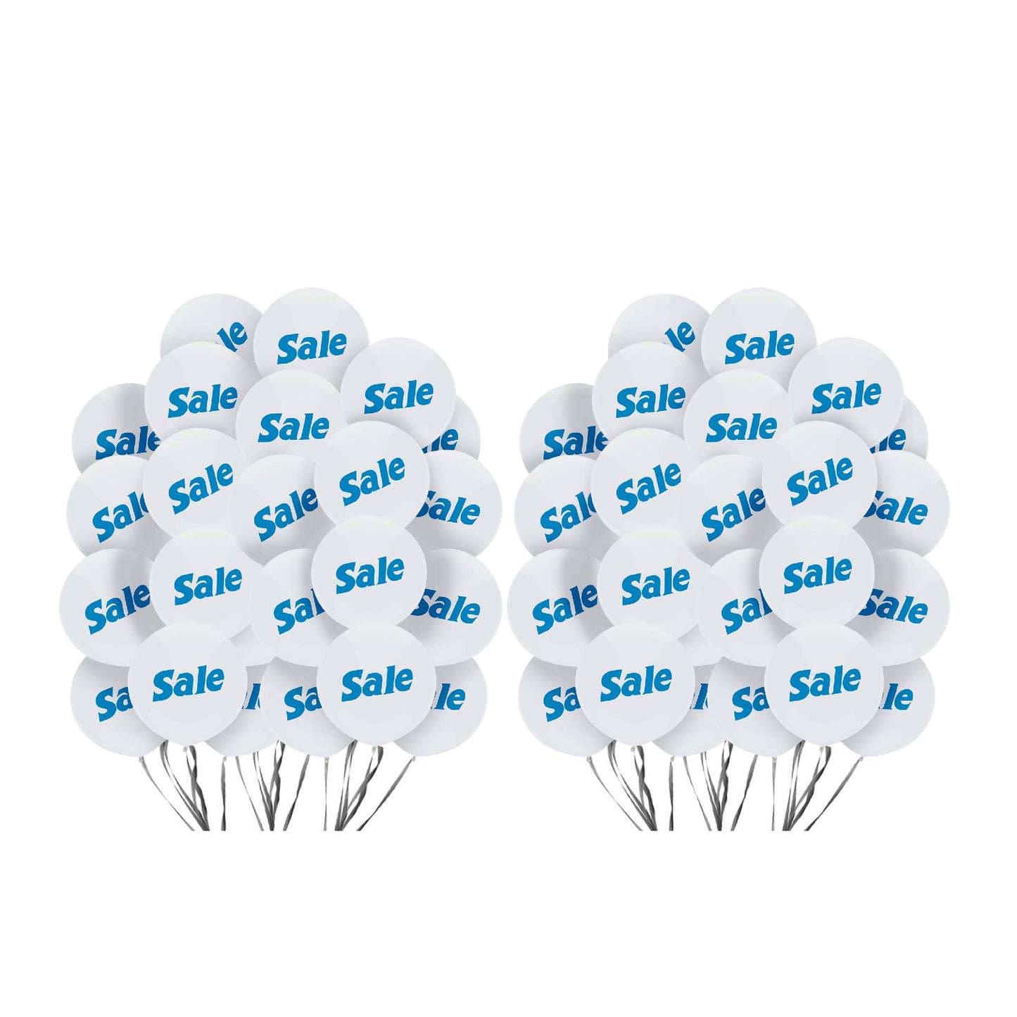 PMU Sale Balloons Assortment Kit with Color Coordinate Ribbons