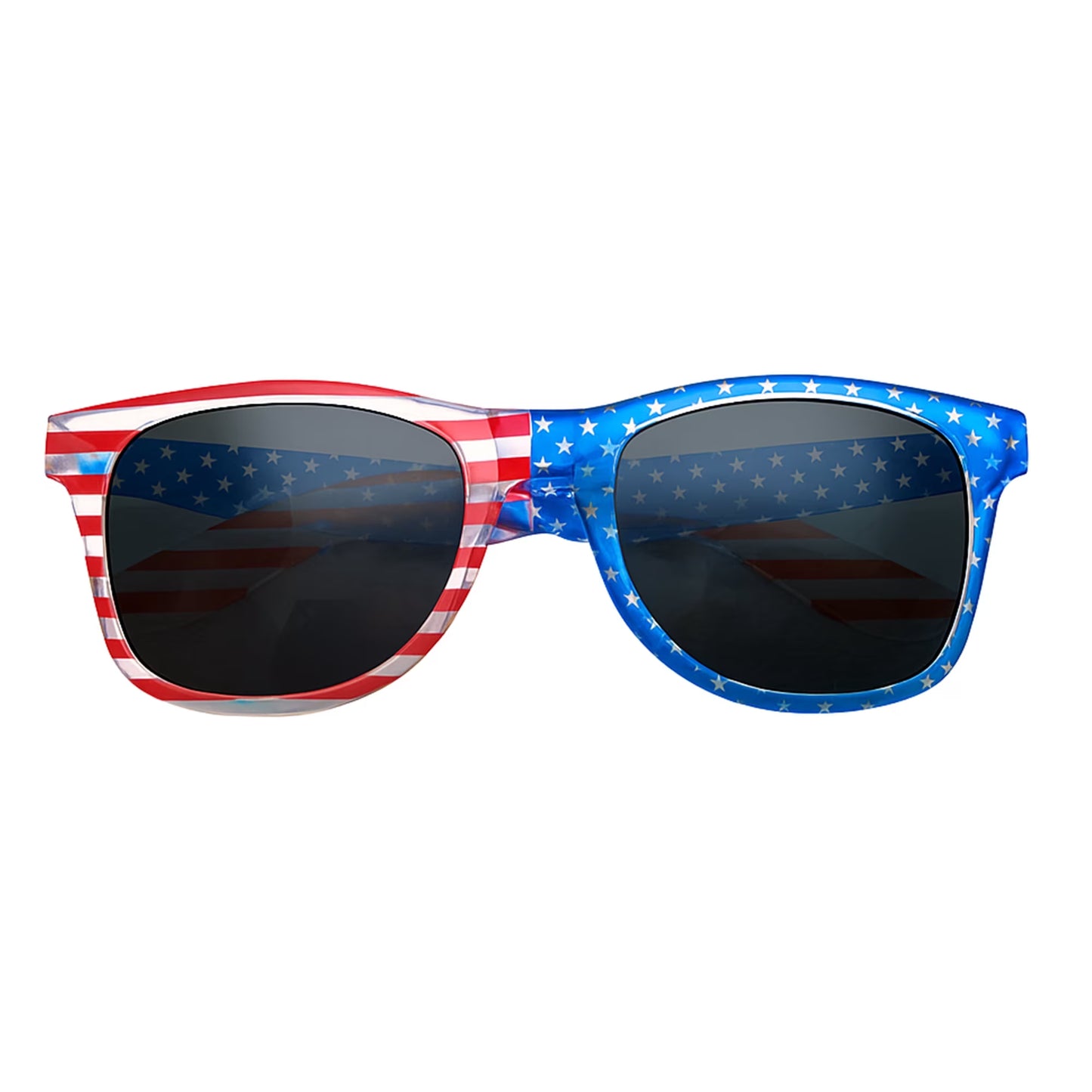 PMU Patriotic Glasses American Flag Sunglasses US Stars and Stripes Vintage Retro Classic Eyewear Party Props Red, White and Blue