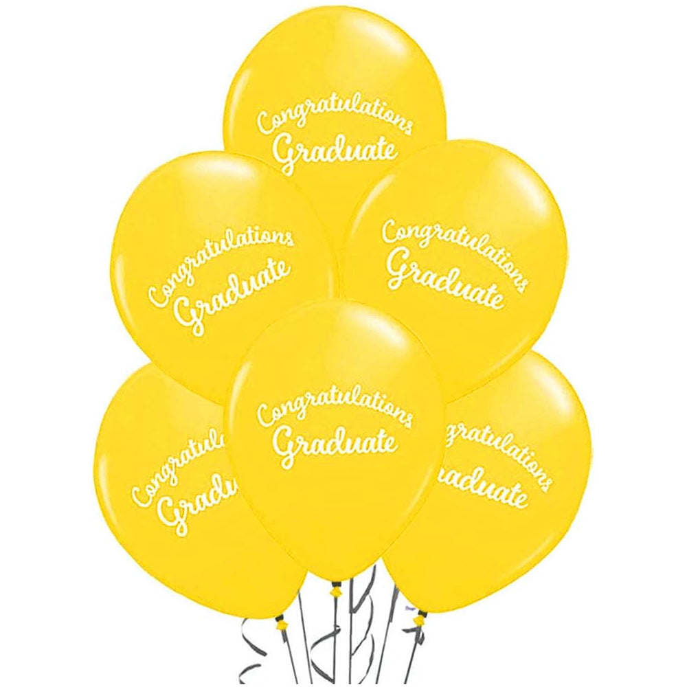 PMU Graduation 11 Inch PartyTex Premium Latex Balloons