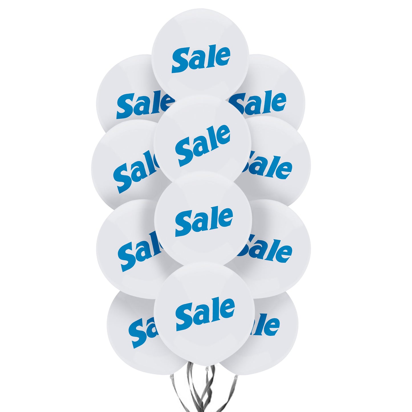 PMU Sale Balloons Assortment Kit with Color Coordinate Ribbons