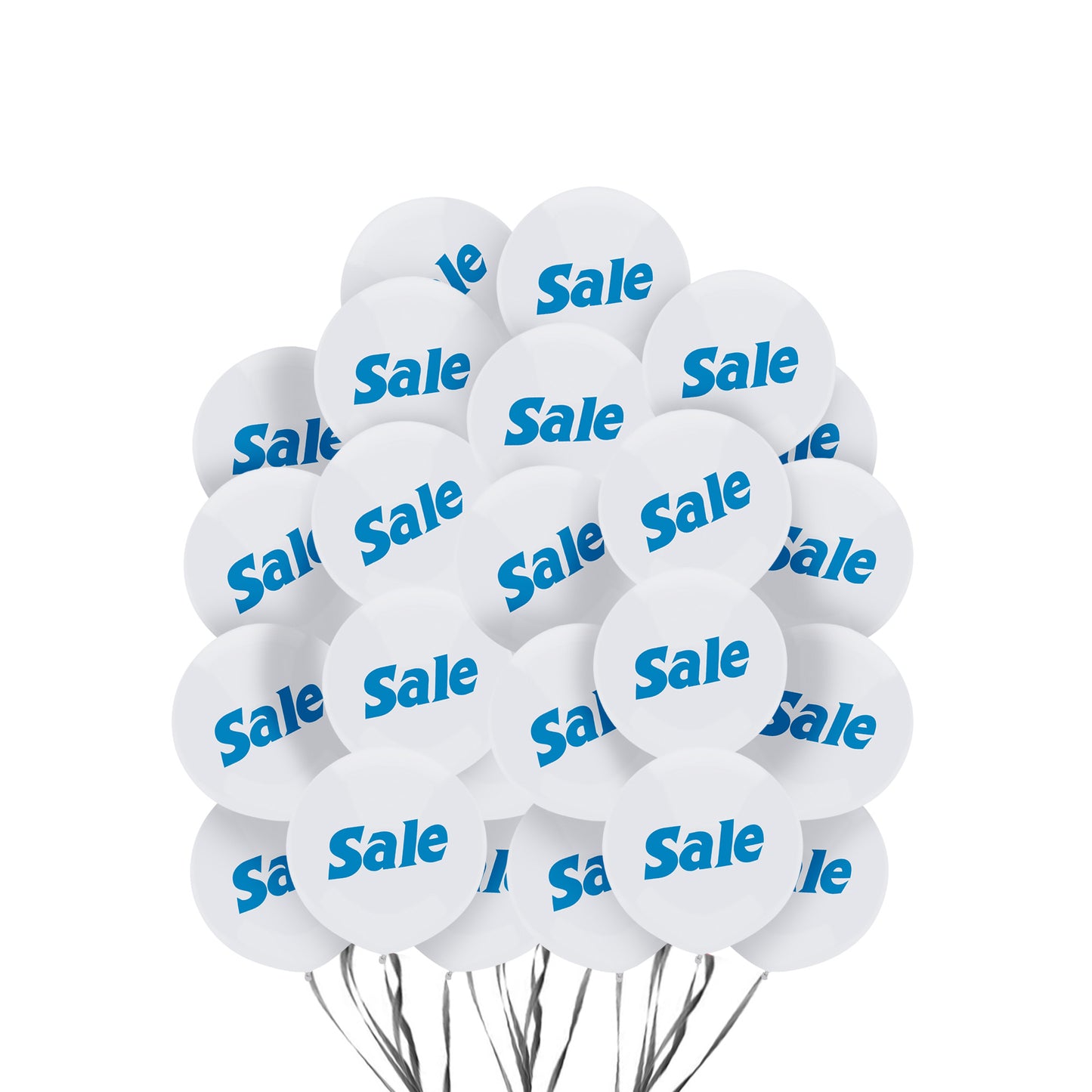 PMU Sale Balloons Assortment Kit with Color Coordinate Ribbons