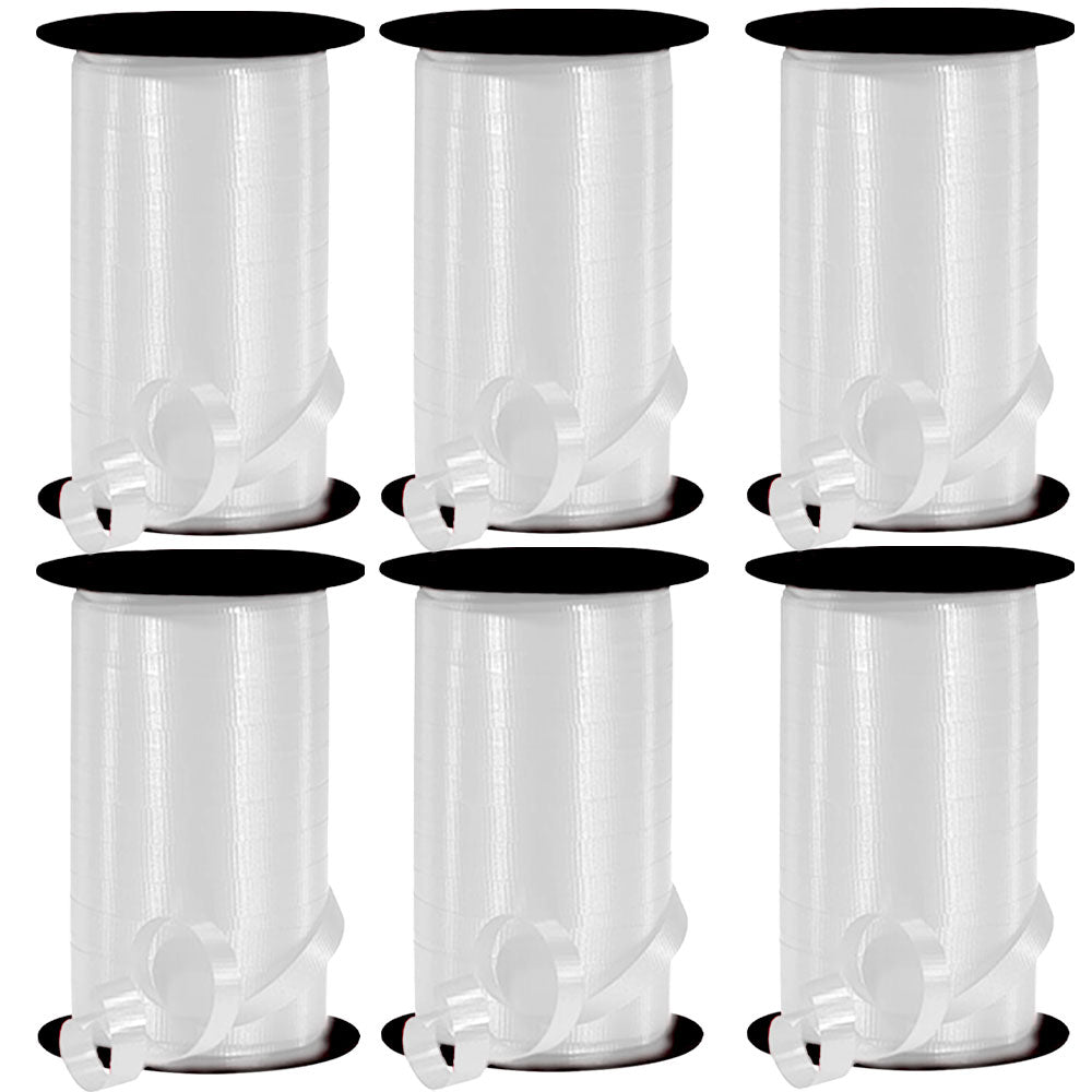PMU Curling Ribbon - Crimped Texture Curling Ribbons for Gift Box Wrapping, Florist Flowers, Birthday Party Decorations, Festival Art Craft & Christmas Décor 3/8 Inch X 250 Yards