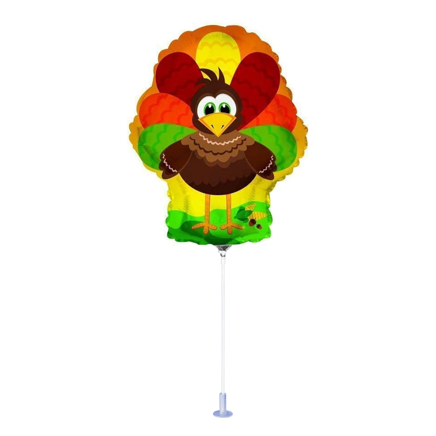 PMU Emoji Balloons 9 inch Pre-Inflated with Stick