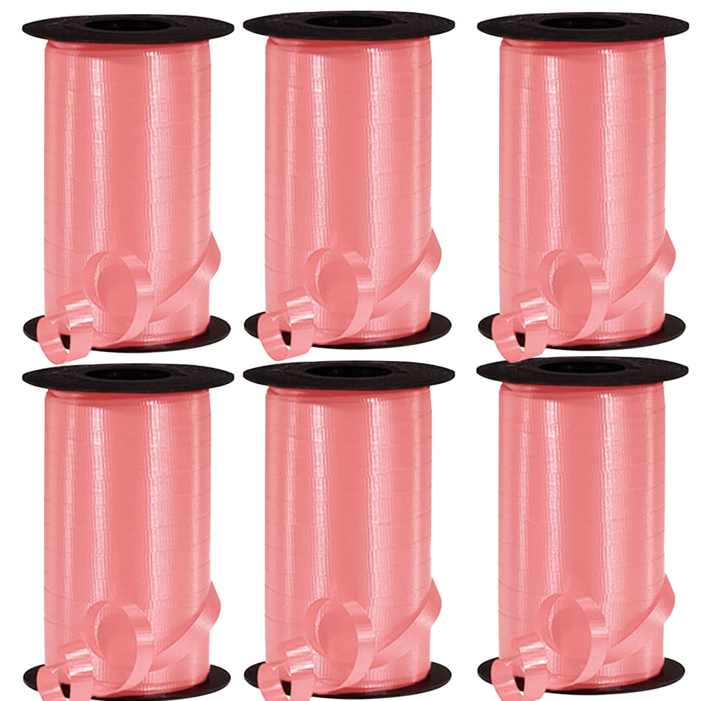 PMU Curling Ribbon - Crimped Texture Curling Ribbons for Gift Box Wrapping, Florist Flowers, Birthday Party Decorations, Festival Art Craft & Christmas Décor 3/8 Inch X 250 Yards
