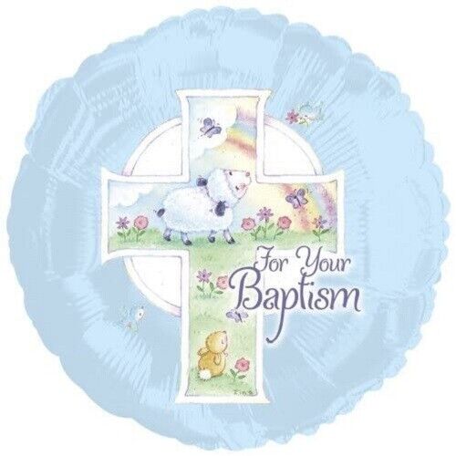 PMU 18 Inch Baptism Mylar Balloon