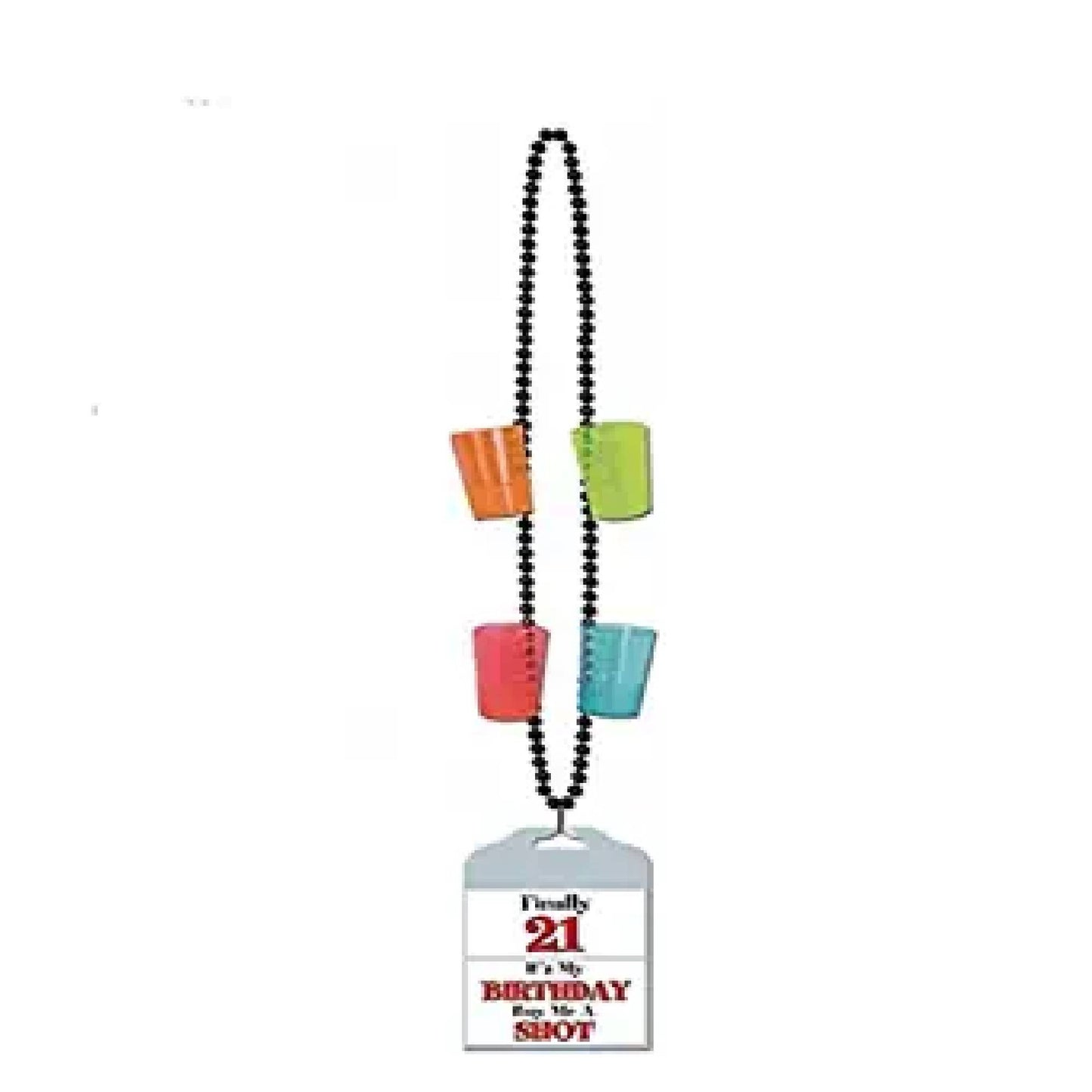 PMU Mardi Gras Metallic Beads, Carnival Party, Necklace, Party Favor