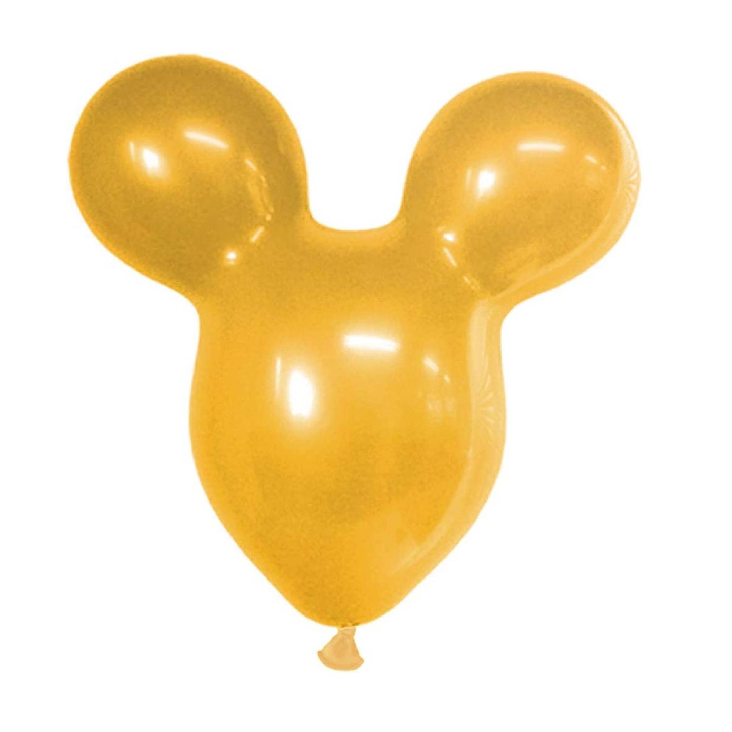 PMU Mouse Head Shaped Balloons 15 Inch PartyTex Latex Great for Mickey Mouse Theme Parties Inflate Mouse Ears first for proper inflation (See Video)