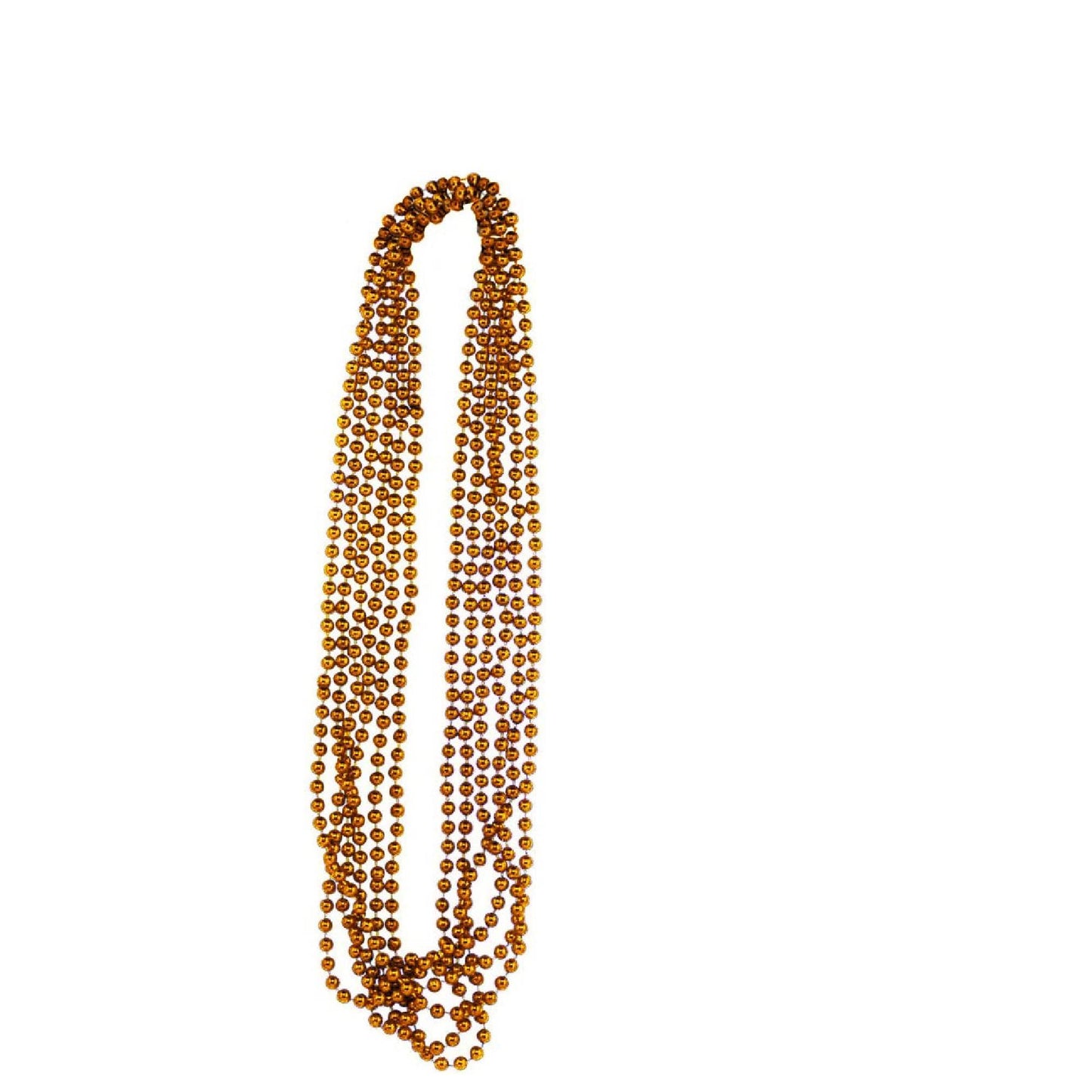 PMU Mardi Gras Metallic Beads, Carnival Party, Necklace, Party Favor