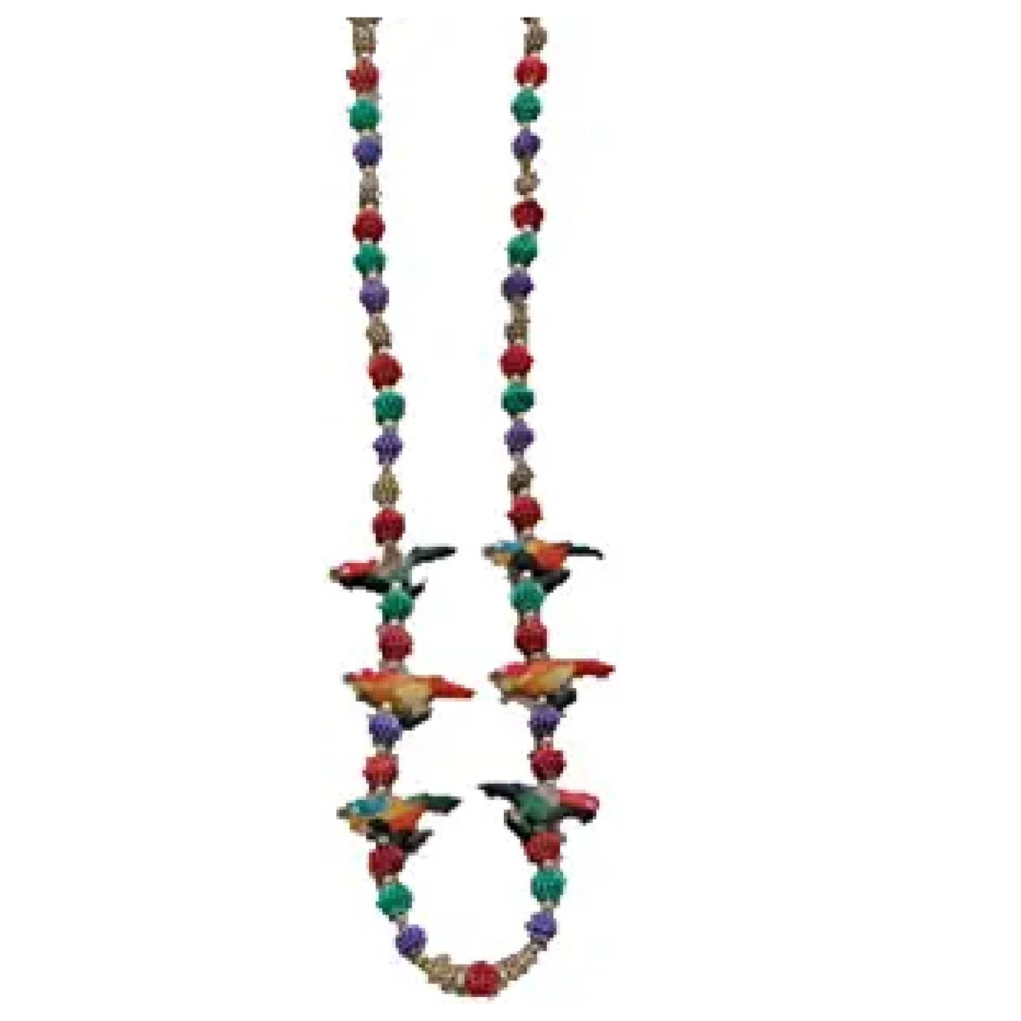 PMU Mardi Gras Metallic Beads, Carnival Party, Necklace, Party Favor