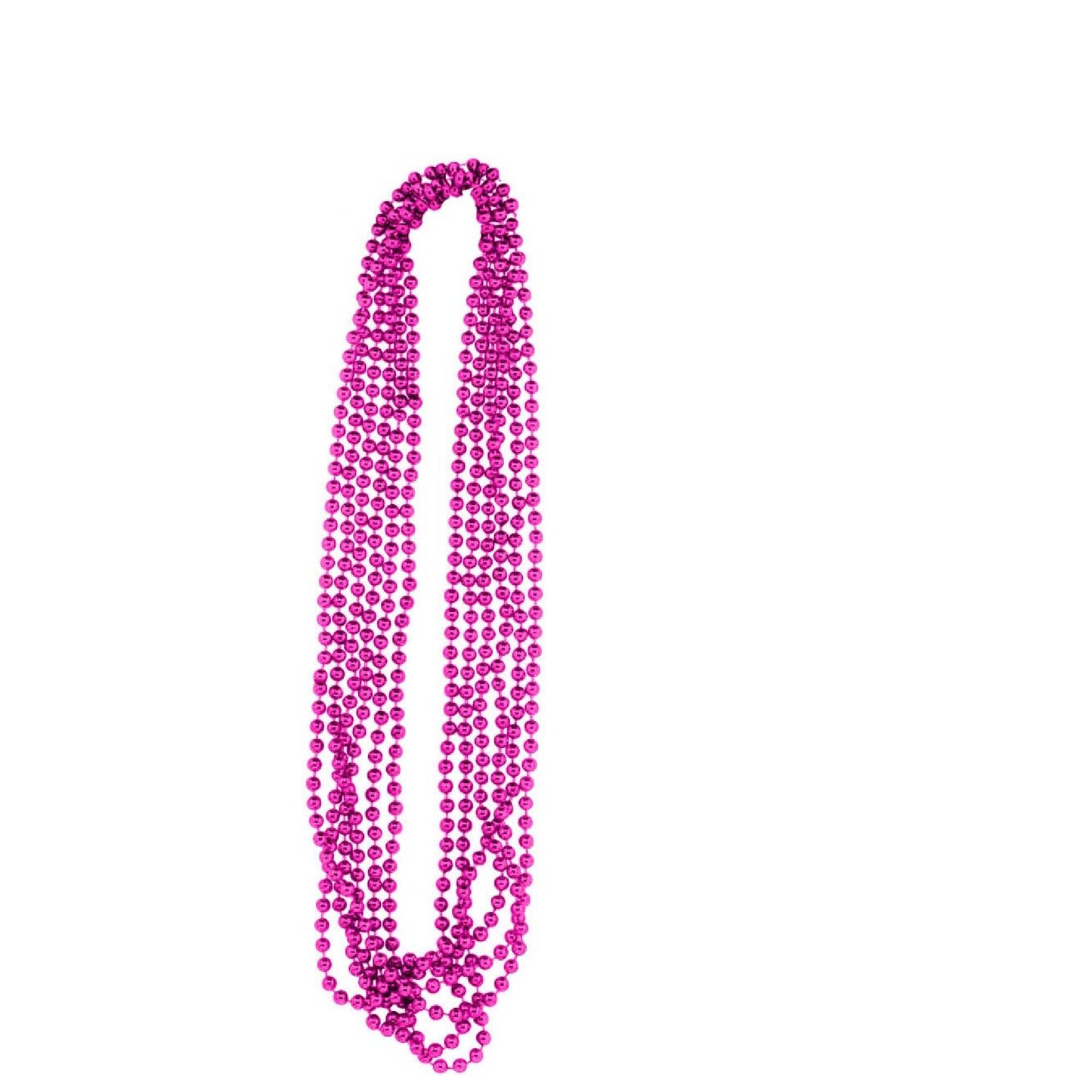 PMU Mardi Gras Metallic Beads, Carnival Party, Necklace, Party Favor