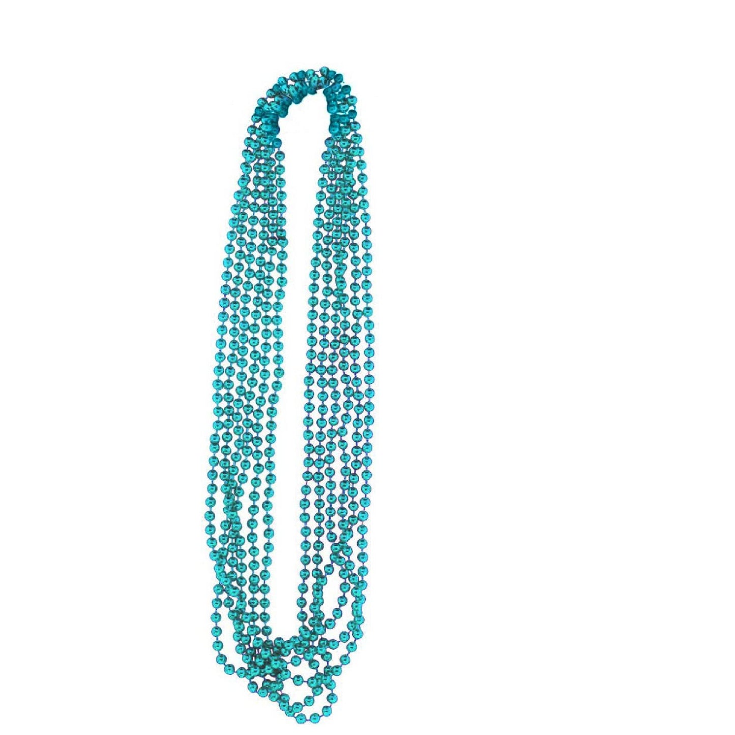 PMU Mardi Gras Metallic Beads, Carnival Party, Necklace, Party Favor