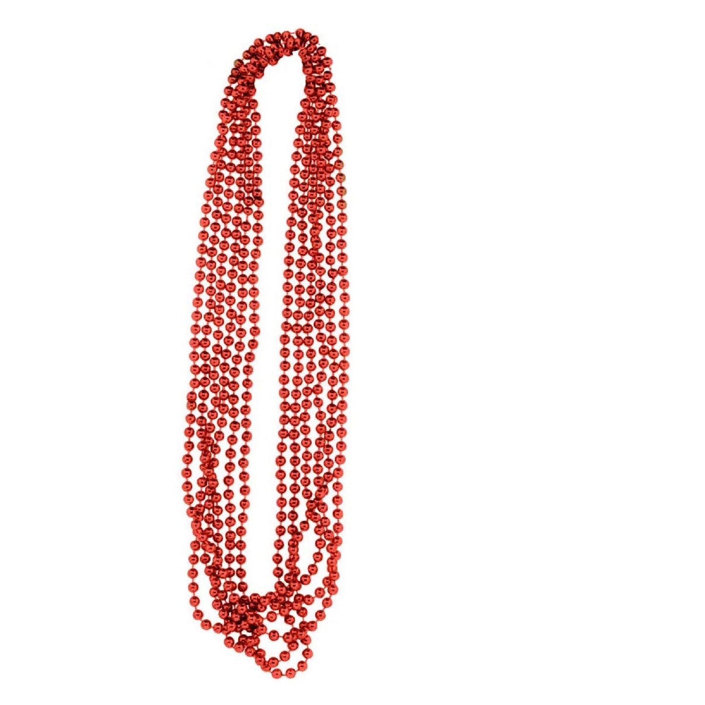 PMU Mardi Gras Metallic Beads, Carnival Party, Necklace, Party Favor