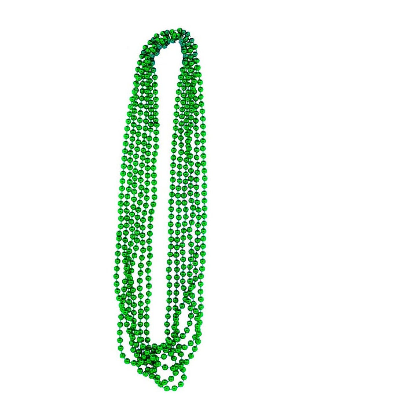 PMU Mardi Gras Metallic Beads, Carnival Party, Necklace, Party Favor