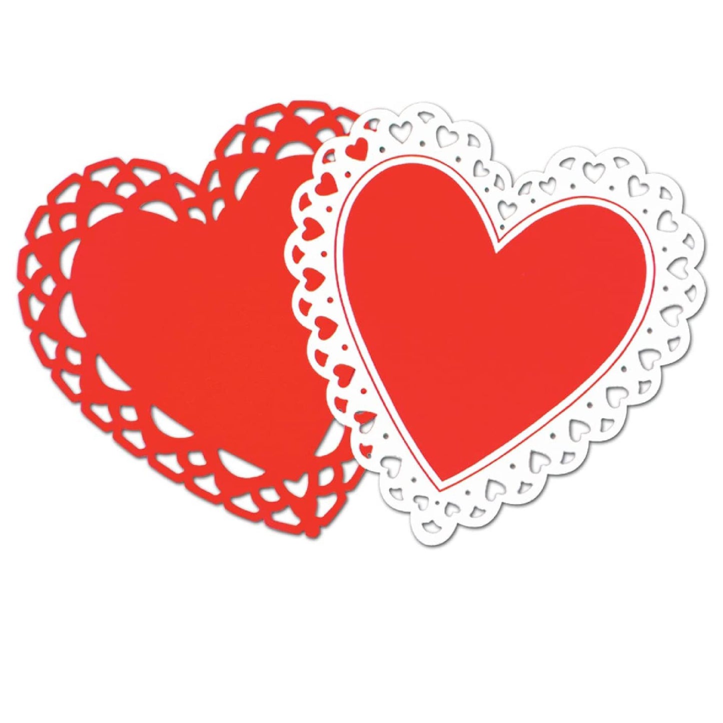 PMU Valentine’s Day Decorations Heart Silhouettes 15 Inch Party Accessory Valentine's Day Theme Event Decoration Indoor/Outdoor Party Accessories (2/pkg)