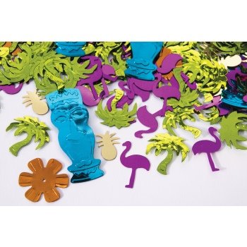 PMU Mardi Gras Masks Confetti Gold, Green, Purple (1/2 oz. /Pkg)