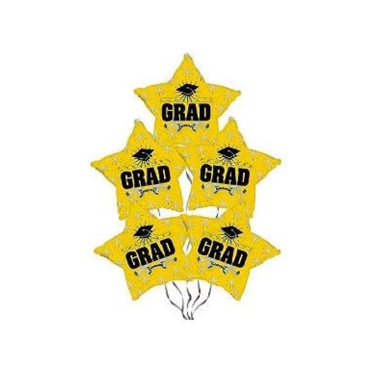 PMU Grad Congrats Star 18in Mylar Balloons